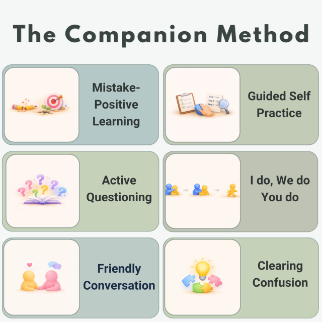 The Companion Method: Learning Side-by-Side, at Your Pace